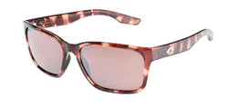 908105 Coral Tortoise Frame | Copper Silver Mirror Lens