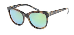 200402 Shiny Vintage Tortoise Frame | Green Mirror Lens