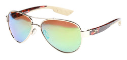 400622 Rose Gold Frame | Green Mirror Lens