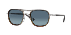 1147Q8 Striped Grey Frame | Blue Gradient Lens
