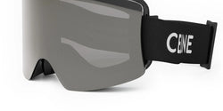 Injected Shiny Black With Silver Mirror Lenses
