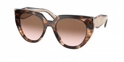 01R0A6 Caramel Tortoise / Powder Frame | Brown Gradient Lens