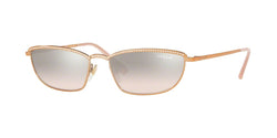 50758Z Rose Gold Frame | Light Brown Mirror Silver Grad Lens