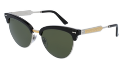 Black/SILVER 001 Frame | GREEN Lens