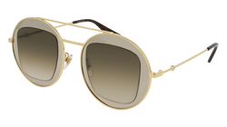 Gold 002 Frame | BROWN Lens