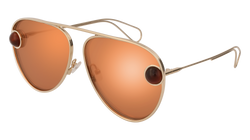 Gold 004 Frame | ORANGE Lens