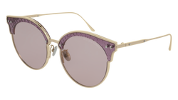 Gold 003 Frame | Pink None Lens